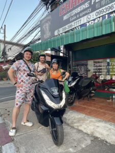 Chang Thai motorbike for rent Phuket
