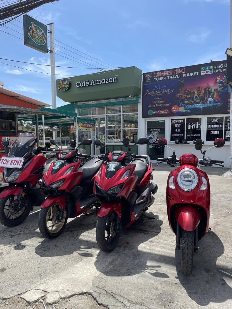 Changthai Motorbike Rental Phuket storefront