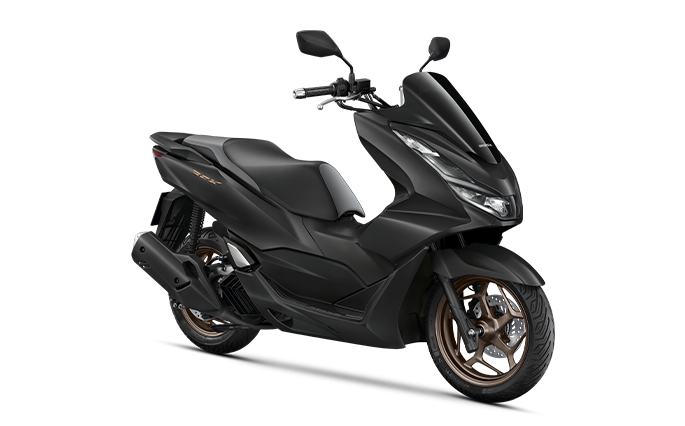 Which Scooter Fits You? A RiderbyRider Guide to Our Fleet (2026) 2 Honda PCX 160 official product motorbike rental phuket, black, as rented at Chang Thai Phuket