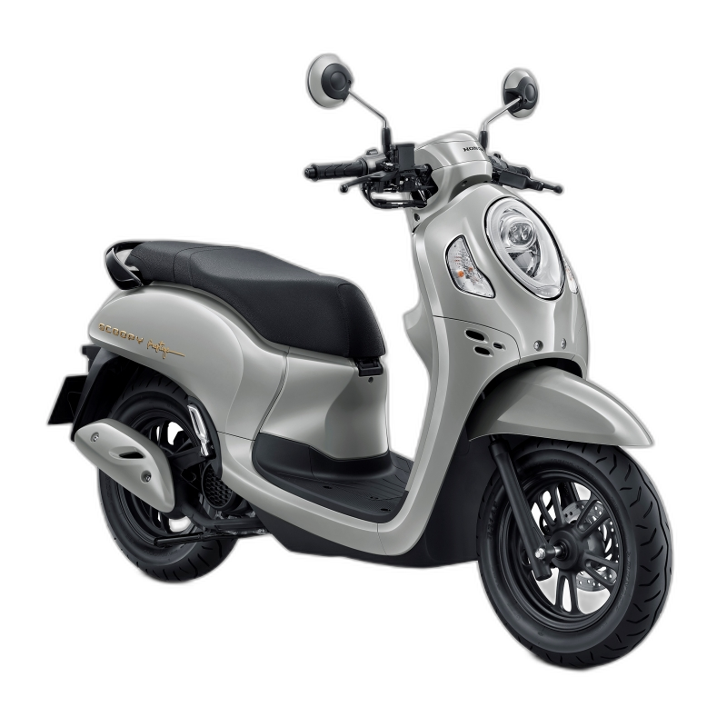 Which Scooter Fits You? A RiderbyRider Guide to Our Fleet (2026) 1 Honda Scoopy 125 official product motorbike rental phuket, silver, as rented at Chang Thai Phuket