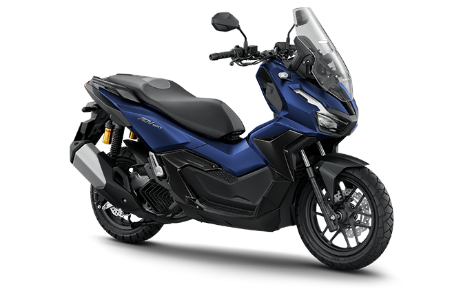 Honda ADV 160 (2026) Price in Thailand: New 5inch TFT, Full Buyer's Guide 3 Honda ADV 160 2026 in Matt Hyper Blue, full side view