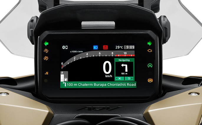 Honda ADV 160 (2026) Price in Thailand: New 5inch TFT, Full Buyer's Guide 4 New 5inch full color TFT meter with Honda RoadSync on the ADV 160 2026