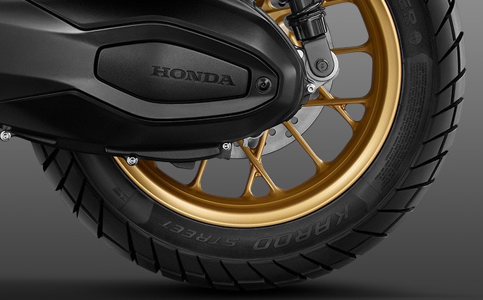 Honda ADV 350 Price in Thailand (2026): Full Buyer's Guide for Expats & Travelers 7 Xshaped aluminum wheels with dualpurpose tires on the Honda ADV 350