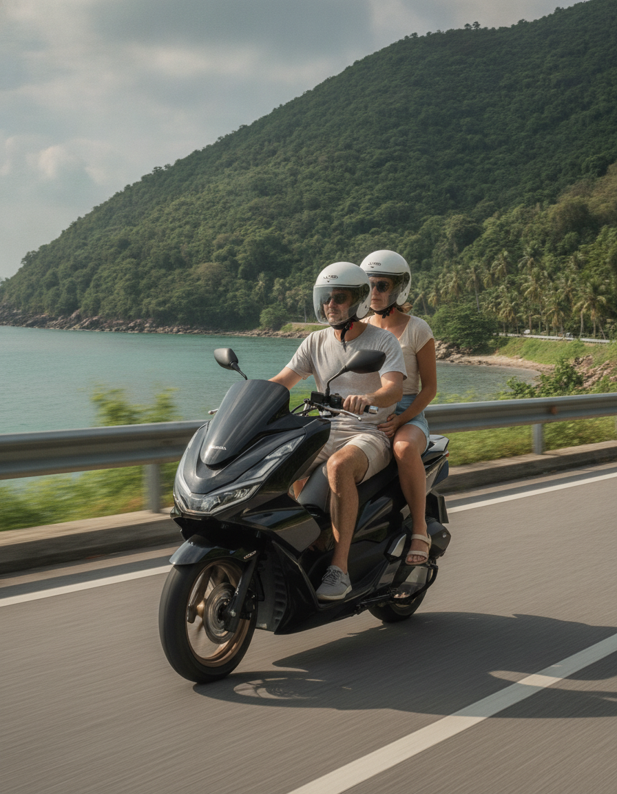 Ride Safe & WorryFree: Phuket Scooter Rental with 100% Helmet Use in 2026