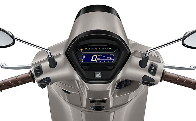 Honda Giorno+ (2026) Price in Thailand: Retro Scooter Buyer's Guide for Expats 7 Retro multifunction meter of the Honda Giorno+ 2026