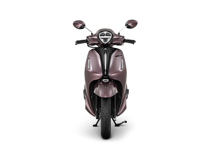 Yamaha Grand Filano (2026) Price in Thailand: Hybrid Retro Scooter Buyer's Guide 4 Yamaha Grand Filano Hybrid ABS 2026 in Brown Berry purple, full side view